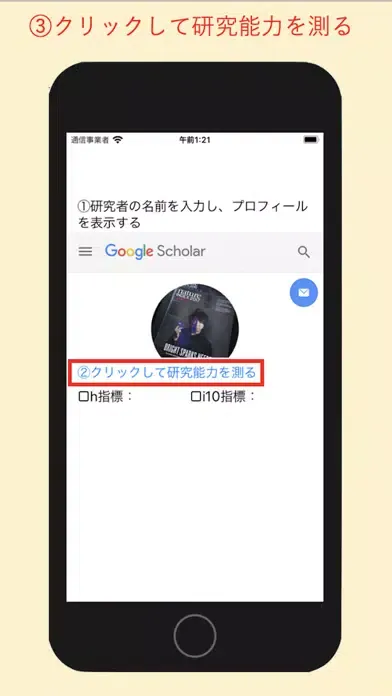 صور 研究者スカウター-h指標で評価