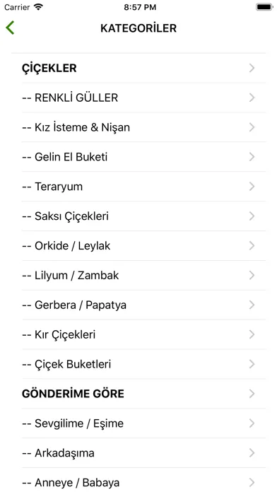 Zümrüt Çiçek Evi Ekran Görüntüleri