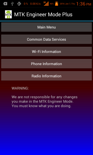MTK Engineer Mode Plus 스크린샷
