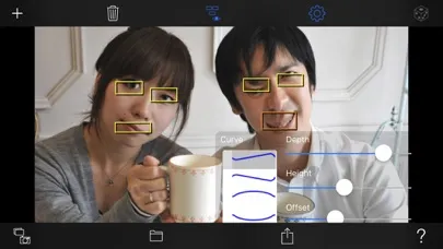 Capturas de tela do Comic Faces Camera
