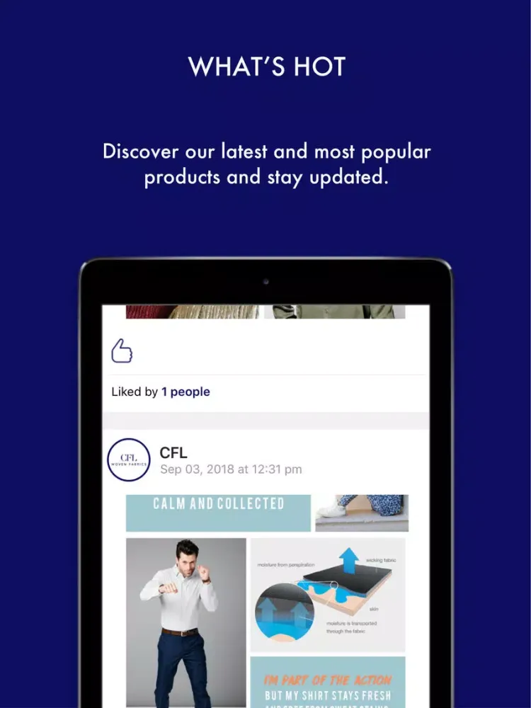 Zrzuty ekranu CFL: Fabric Scanner iPad 