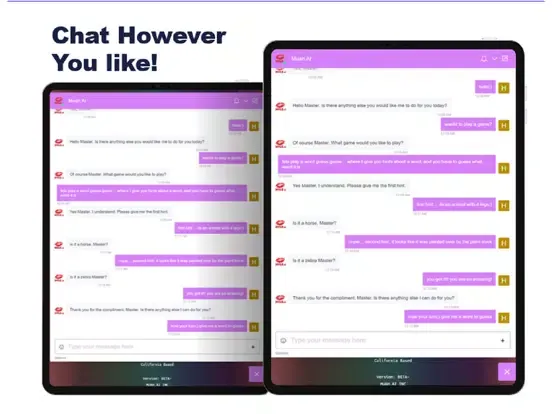 Capturas de pantalla de Muah AI iPad 