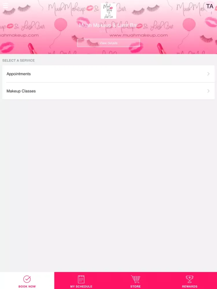 Captures d'écran de Muah Makeup & Lash Bar iPad 