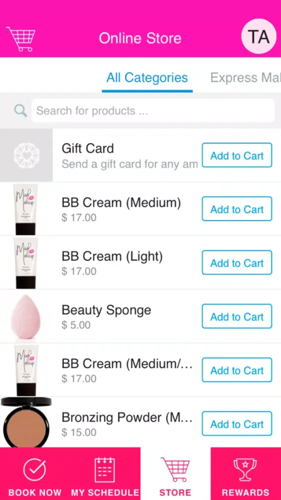 Captures d'écran de Muah Makeup & Lash Bar