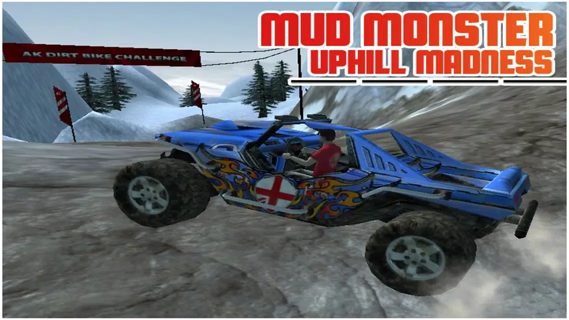 ภาพหน้าจอของ Mud Monster Up Hill Madness
