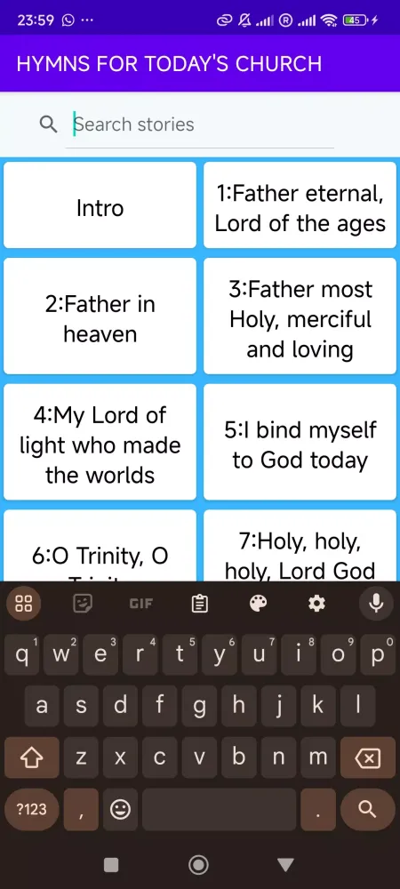 Capturas de pantalla de Hymns for Today's Church