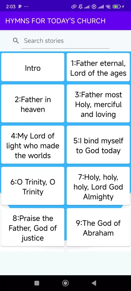 Capturas de pantalla de Hymns for Today's Church
