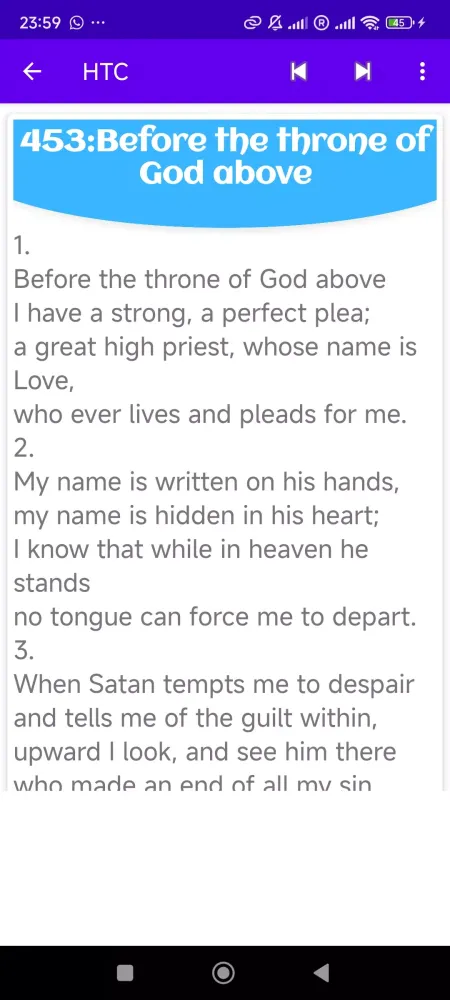 Capturas de pantalla de Hymns for Today's Church