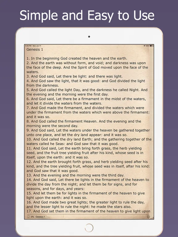 صور Holy Bible for Daily Reading iPad 