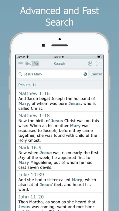 Screenshot di Bilingual Bible Multi Language