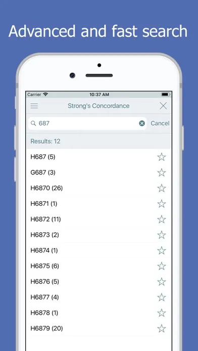 Bible and Strong’s Concordance应用截图