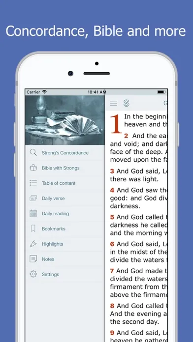 Bible and Strong’s Concordance应用截图