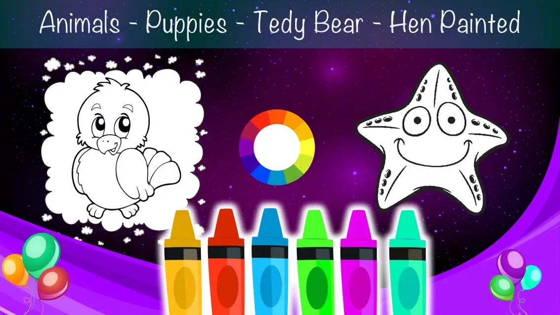 صور Multi Paint Animals Book