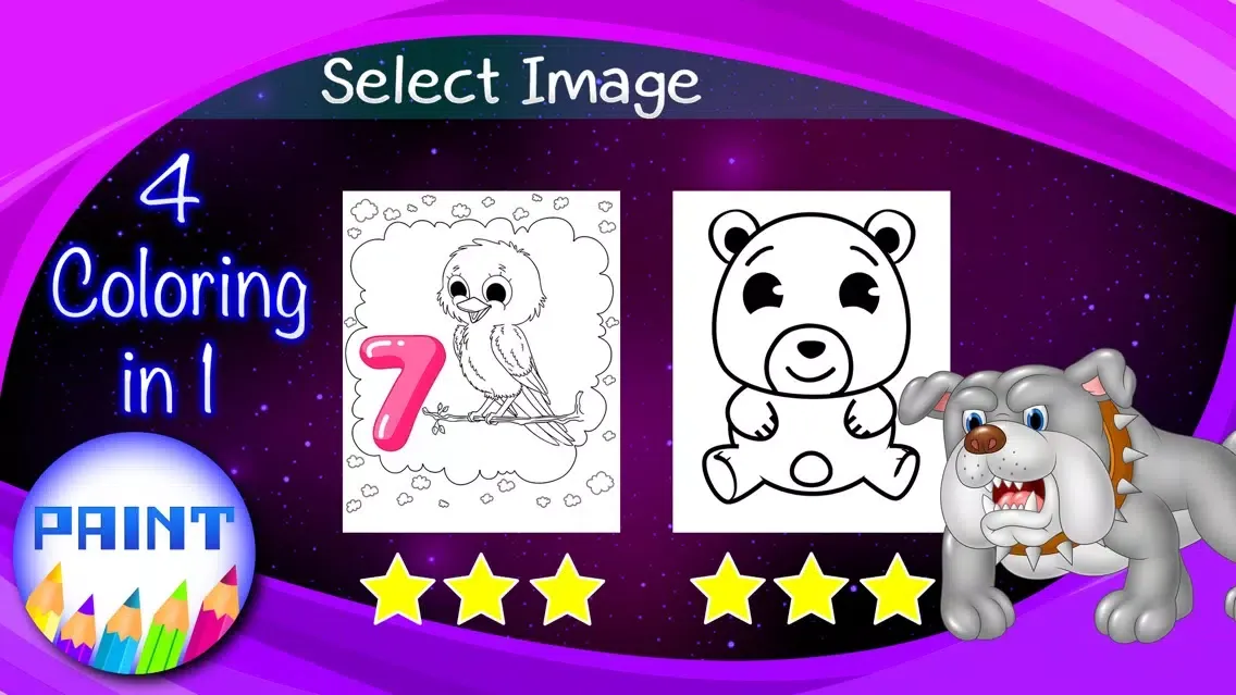 صور Multi Paint Animals Book