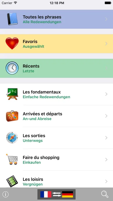 Скриншоты French / German Talking Phrasebook Translator Dictionary - Multiphrasebook