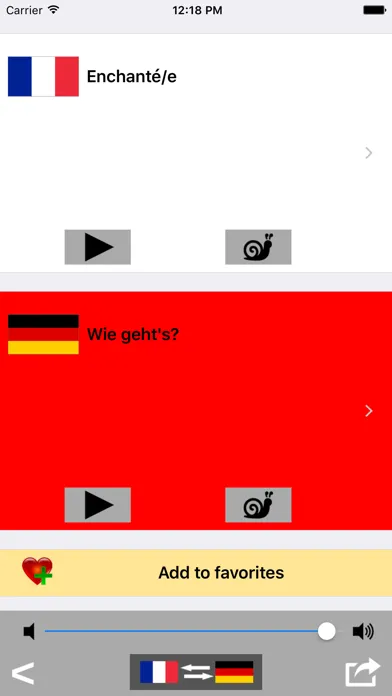 Скриншоты French / German Talking Phrasebook Translator Dictionary - Multiphrasebook