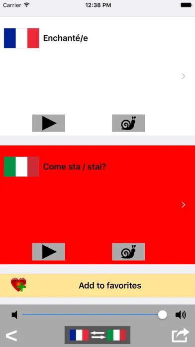 Скриншоты French / Italian Talking Phrasebook Translator Dictionary - Multiphrasebook