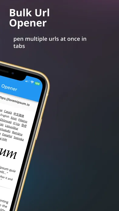 Bulk Url Opener স্ক্রিনশট