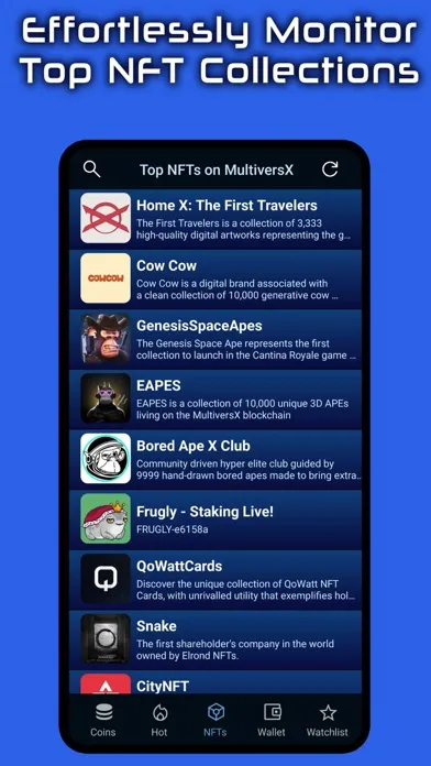 تصاویر MultiversX Tracker