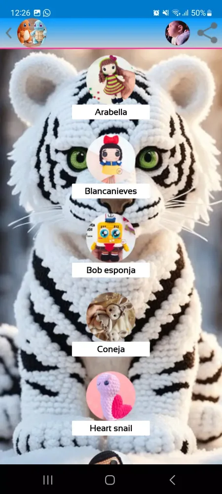 Capturas de tela do Comunidad Amigurumi