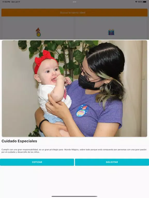 ภาพหน้าจอของ Mundo Magico Nanny iPad 