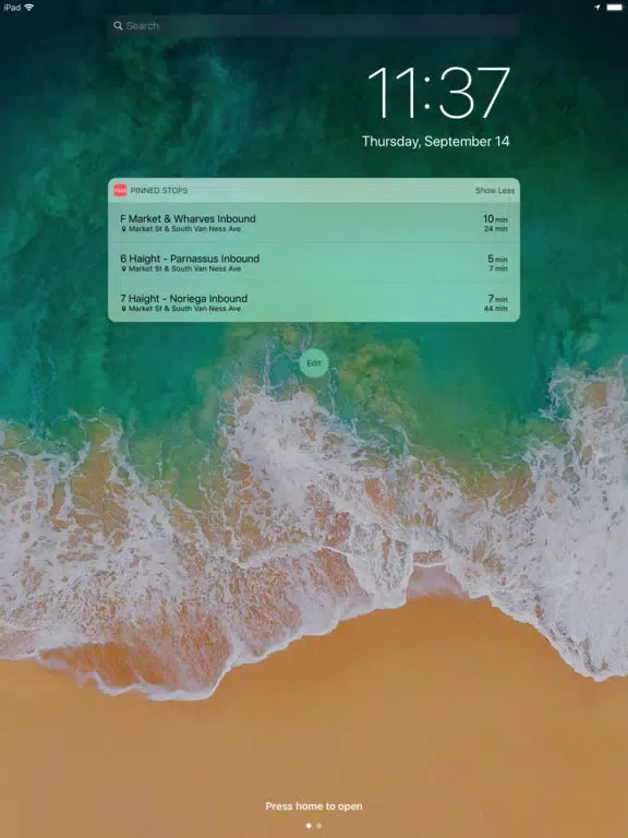 Transit Watch for MUNI iPad 应用截图