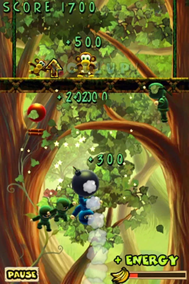 Tangkapan layar Munkey Vs Ninjas