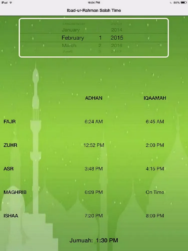Ibad-ur-Rahman Salah Time iPad  Ekran Görüntüleri