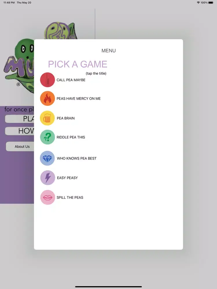 Mushy Peas iPad 应用截图