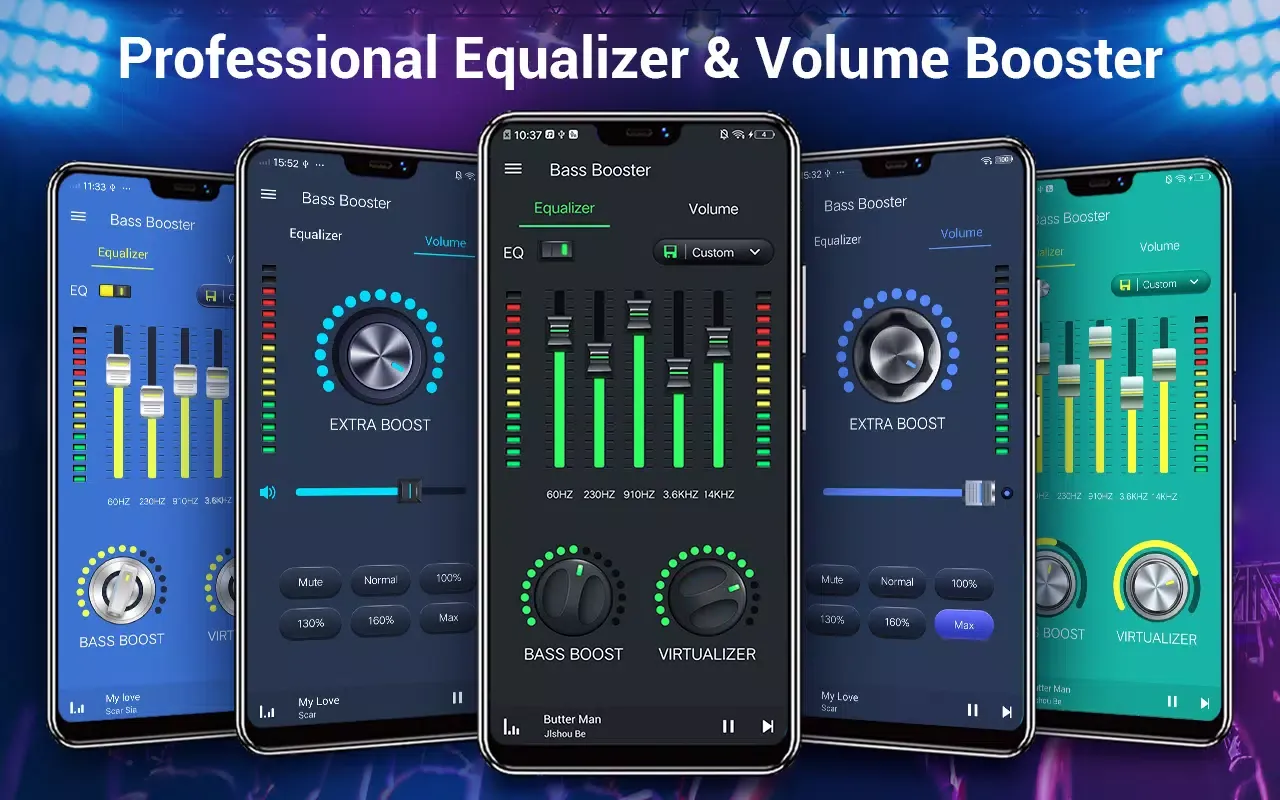 Capturas de tela do Equalizer- Bass Booster&Volume