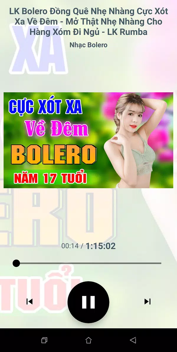 Nhạc bolero trữ tình Screenshots