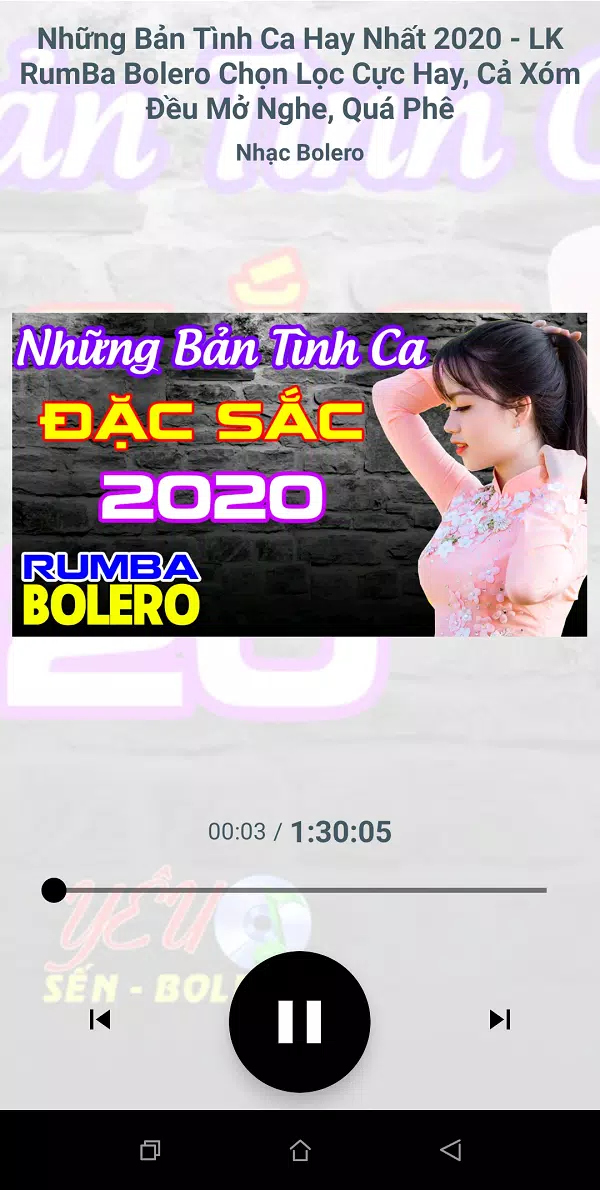 Nhạc bolero trữ tình Screenshots