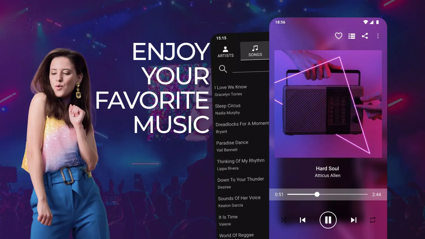 Simple Music Player Screenshots