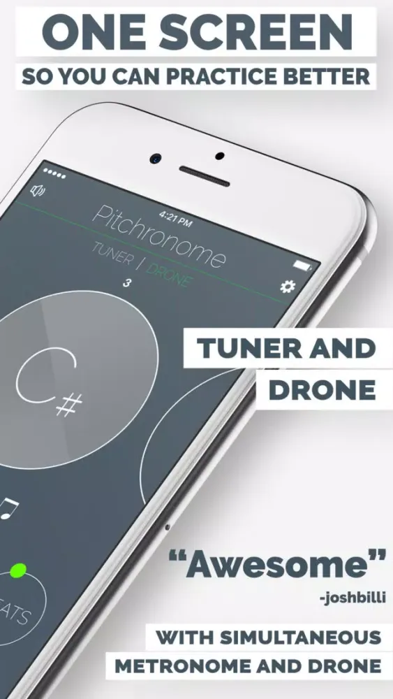 Скриншоты Pitchronome: Tuner + Metronome