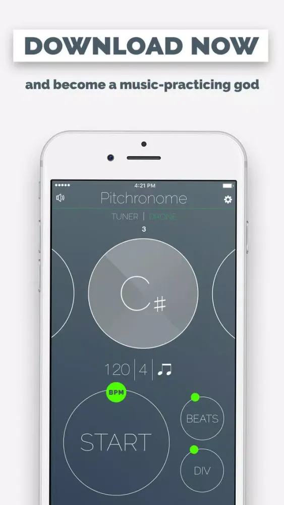 Скриншоты Pitchronome: Tuner + Metronome
