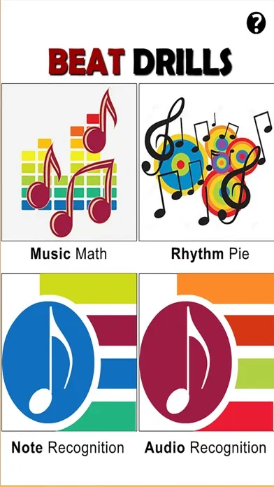 Скриншоты Beat Drills (Music Math, Rhythm Pie, Note and Audio Recognition)