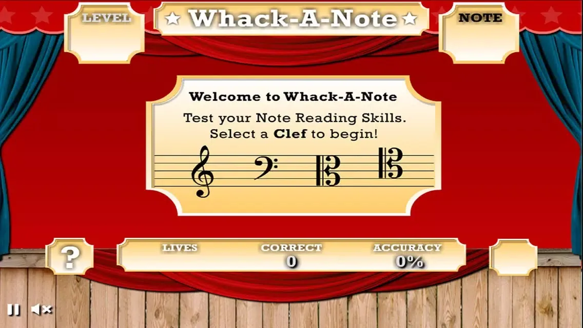 Whack A Note (Music Reading Game) स्क्रीनशॉट