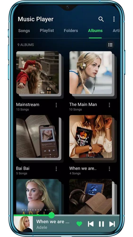 Music Player Ekran Görüntüleri