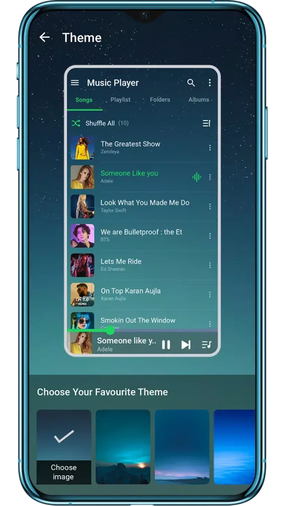 Music Player Ekran Görüntüleri