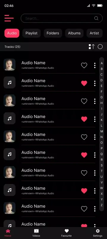 Music Player Screenshots