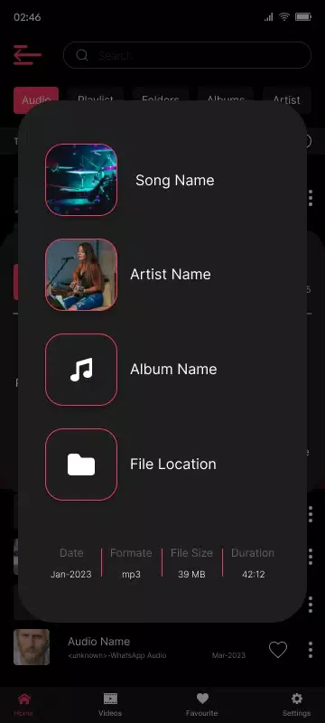 Music Player Screenshots