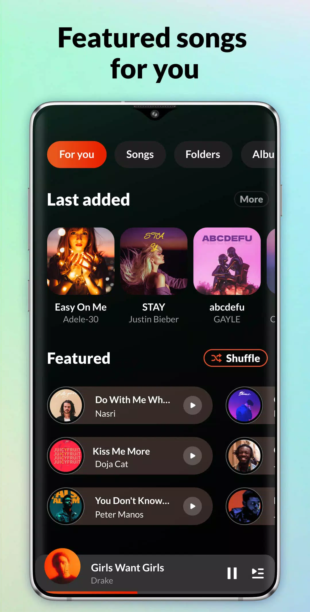 Music Player & MP3 - DDMusic的應用截圖2