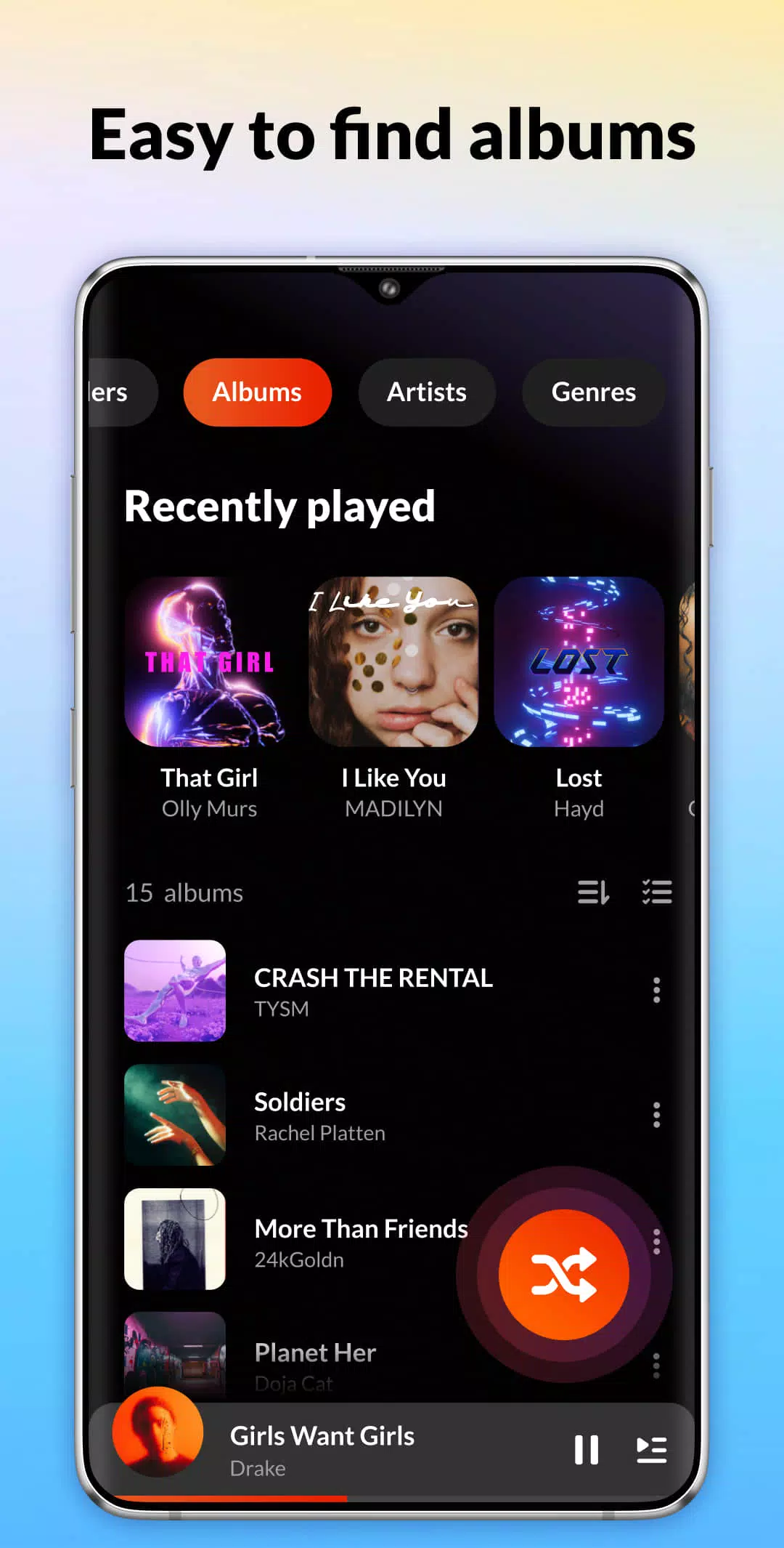 Music Player & MP3 - DDMusic的應用截圖5