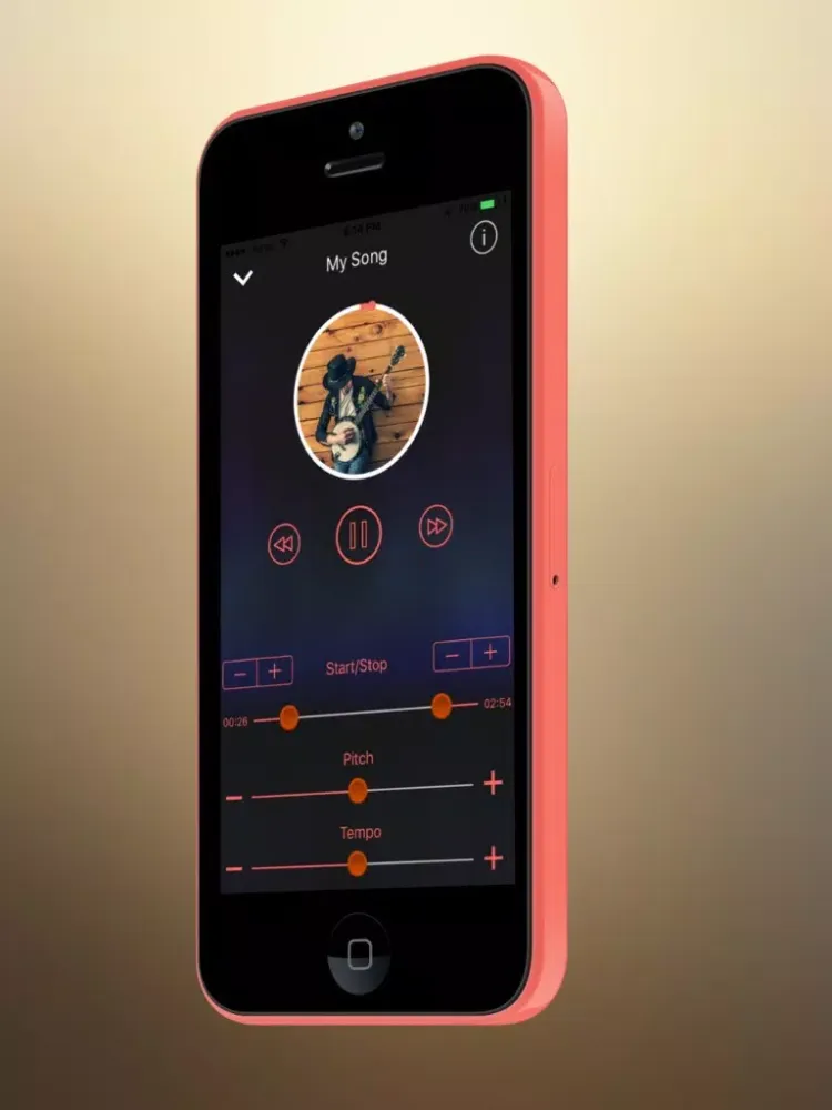 صور Music Practice - Slow Down Music Trainer, Change Music Tempo & Pitch, Loop Songs iPad 