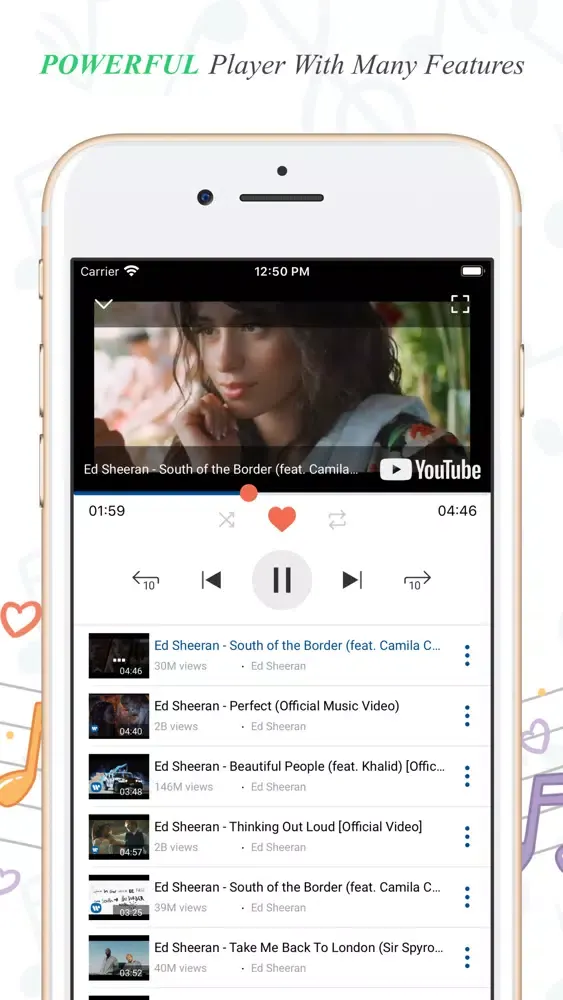 Tangkapan layar M.U.S.I .Music Video Streamer