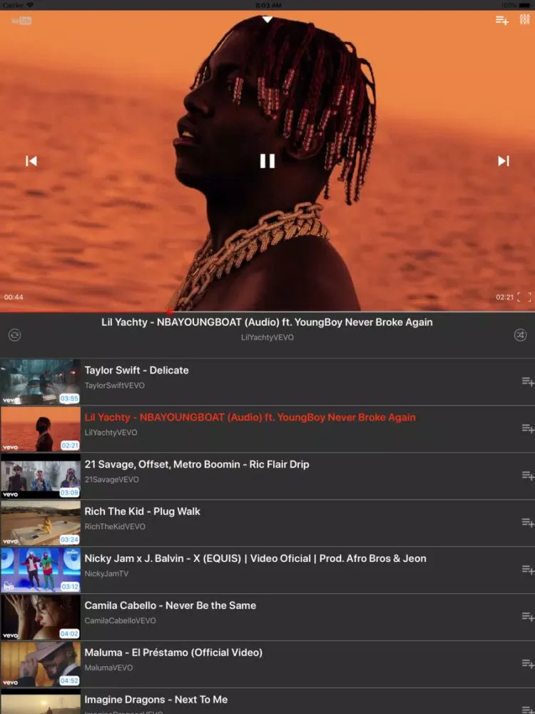 Musik- Music Finder & Streamer iPad  스크린샷