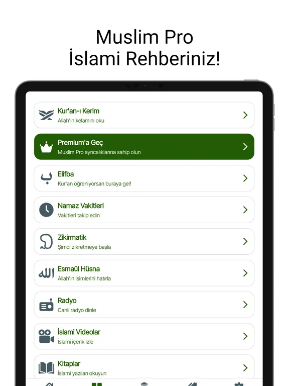 Muslim Pro: Namaz Vakitleri iPad  Screenshots