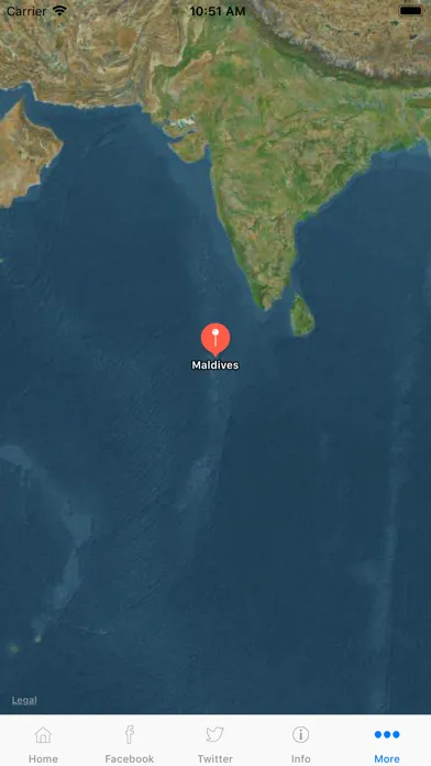 Captures d'écran de Maldives TV