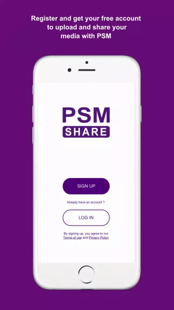 Zrzuty ekranu PSM Share