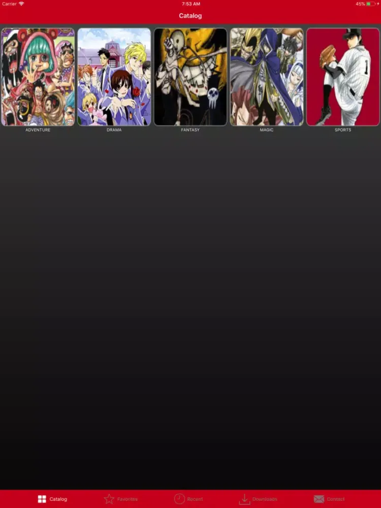 Manga reader - Zingbox storm iPad  Screenshots